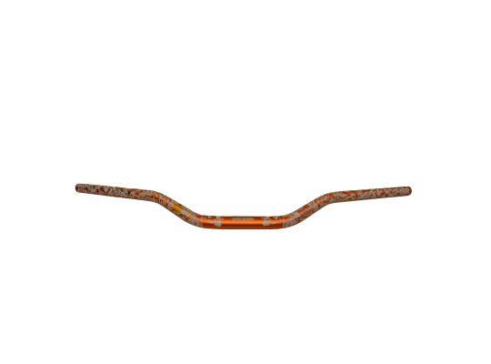 Руль 28мм OTOM RACING графика Metal Mulisha MX, оранжевый